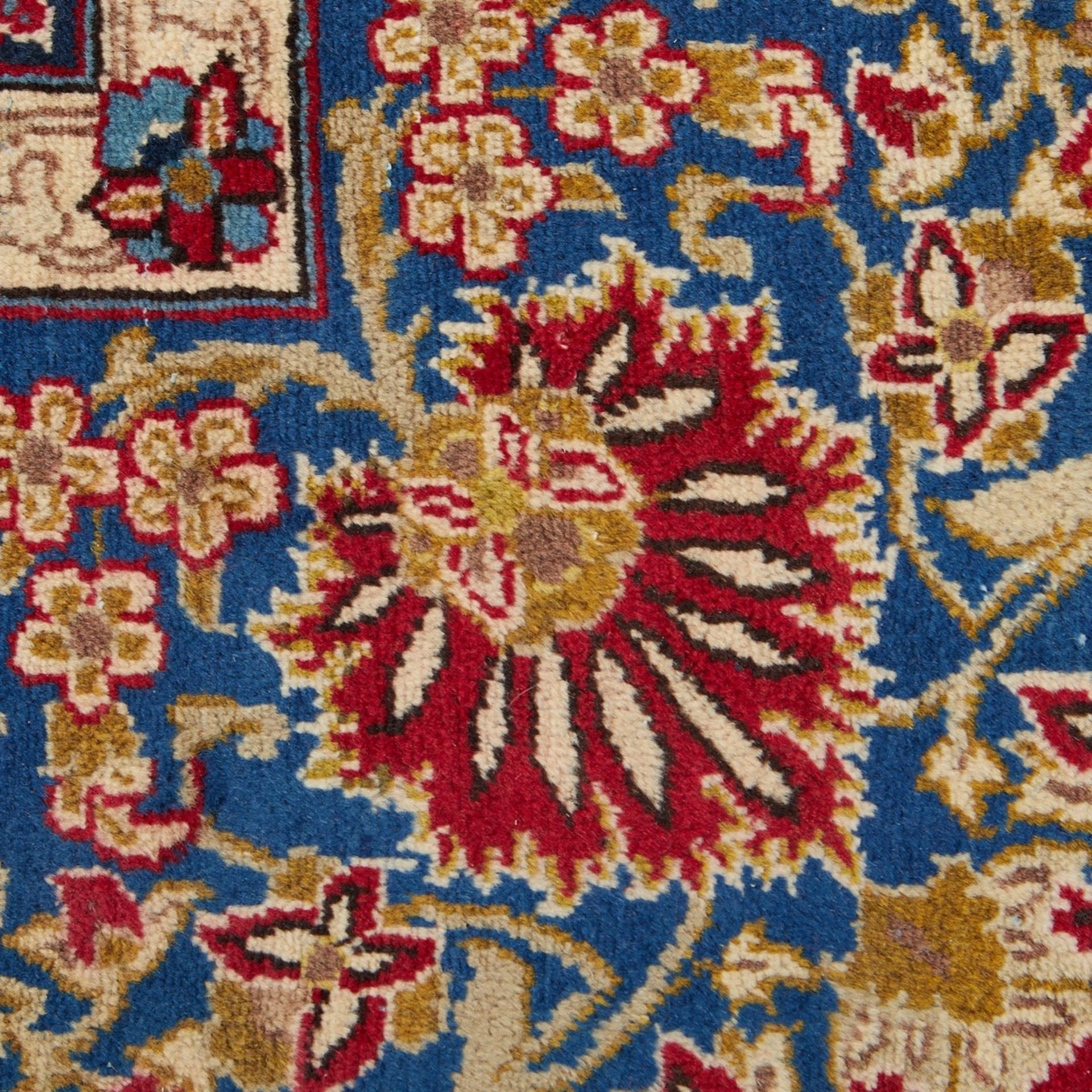 Large Persian Kermin Carpet Rug - Bild 3 aus 6
