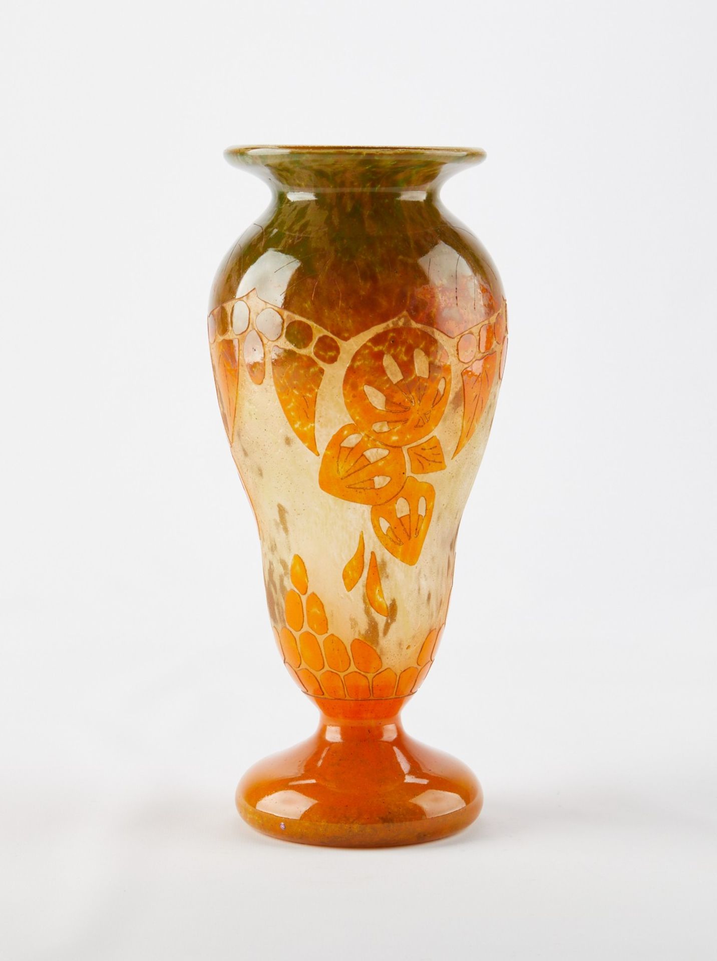 Schneider La Verre Francais Art Deco Cameo Vase - Bild 3 aus 7