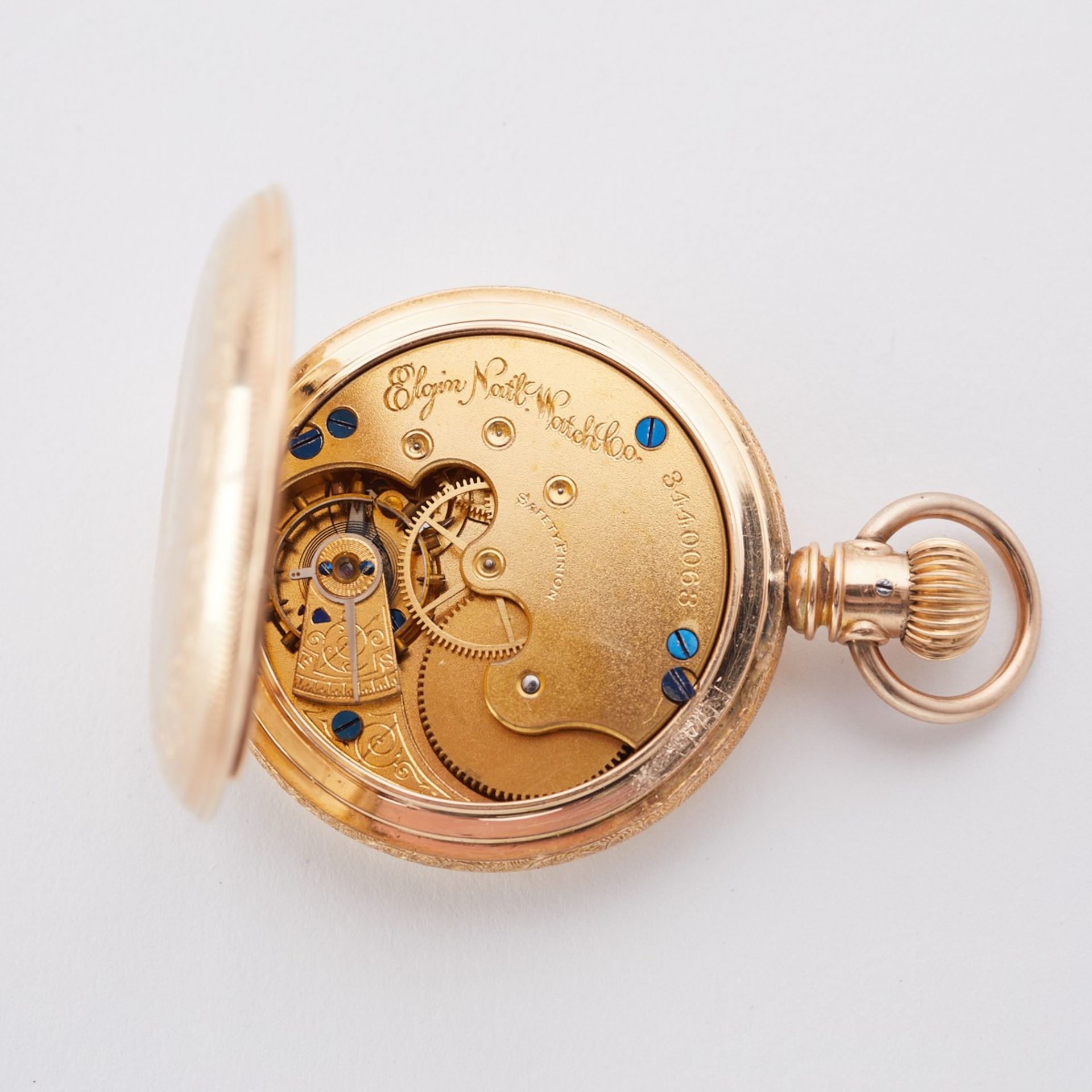 Grp: 3 Pocket Watches - Gold Filled Hamilton Elgin - Bild 4 aus 13