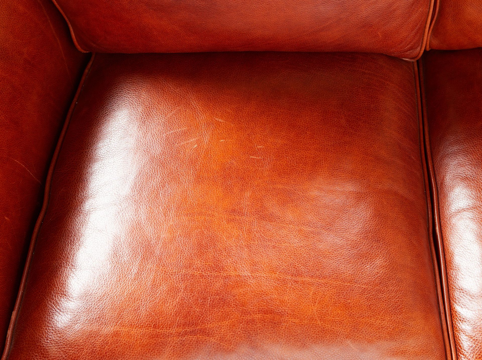 Pr: Hancock & Moore Brown Leather Couches - Bild 8 aus 18