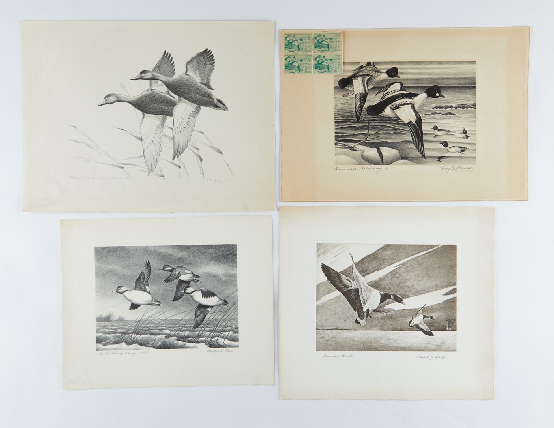 Grp: Early Federal Duck Stamps and Prints Maynard Reese - Bild 6 aus 9