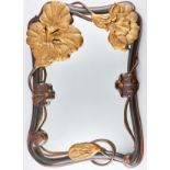 Art Nouveau Style Carved Gilt Mirror