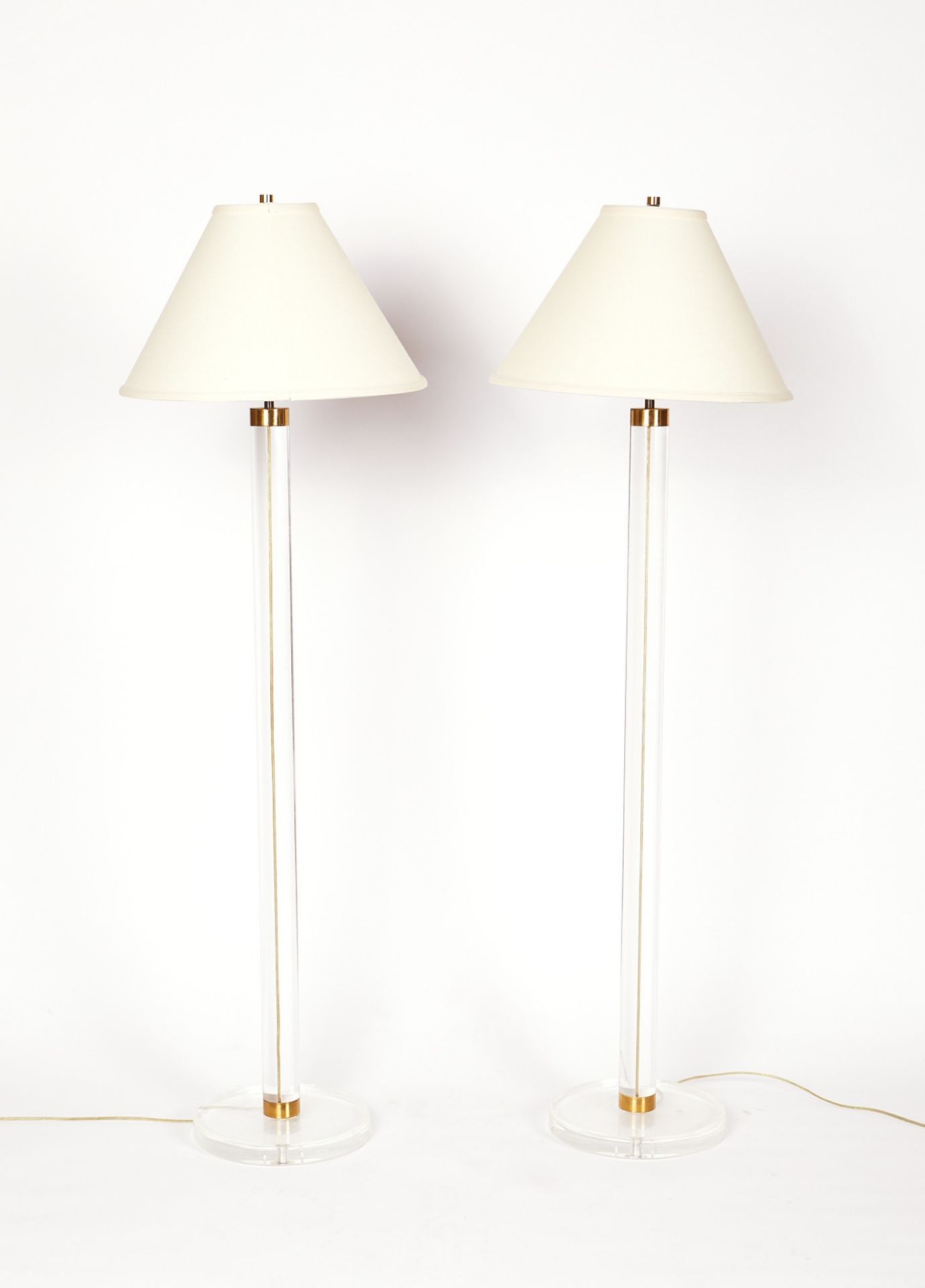 Pair of Lucite Lamps - Manner of Karl Springer - Bild 4 aus 6