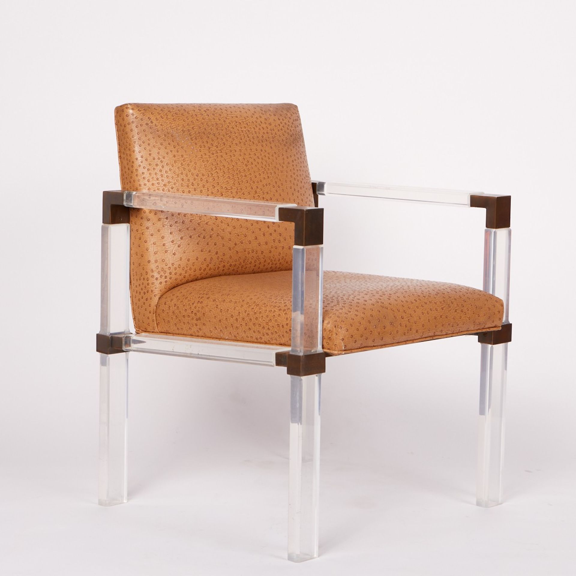 Charles Hollis Jones Lucite Armchair