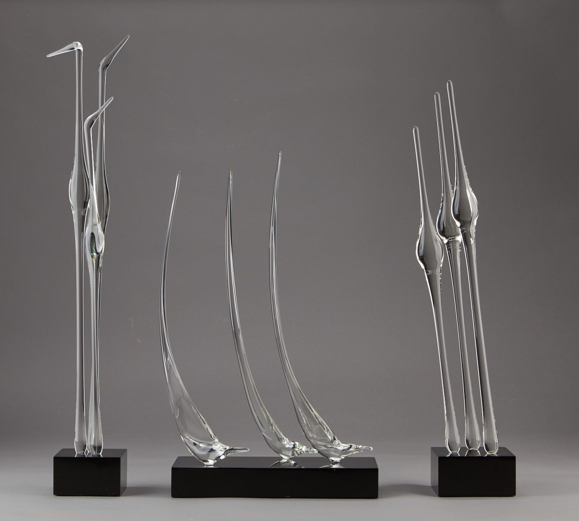 Grp: 3 Guyol Glass Sculptures - Bild 4 aus 10