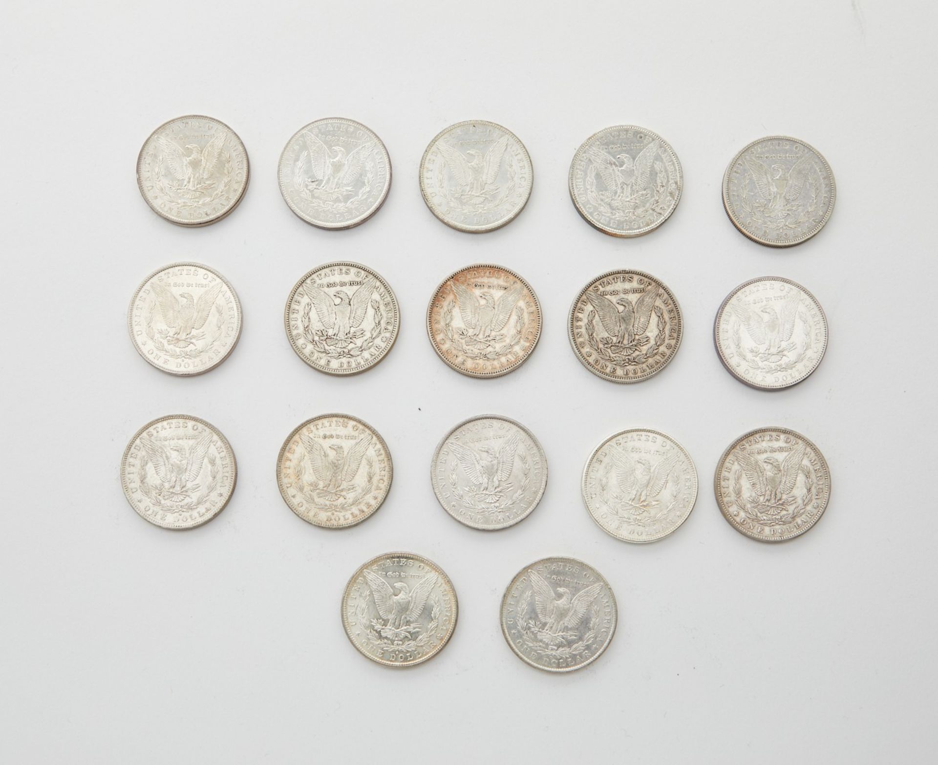 Grp: Morgan Silver Dollars 1882-1884 - Bild 2 aus 2