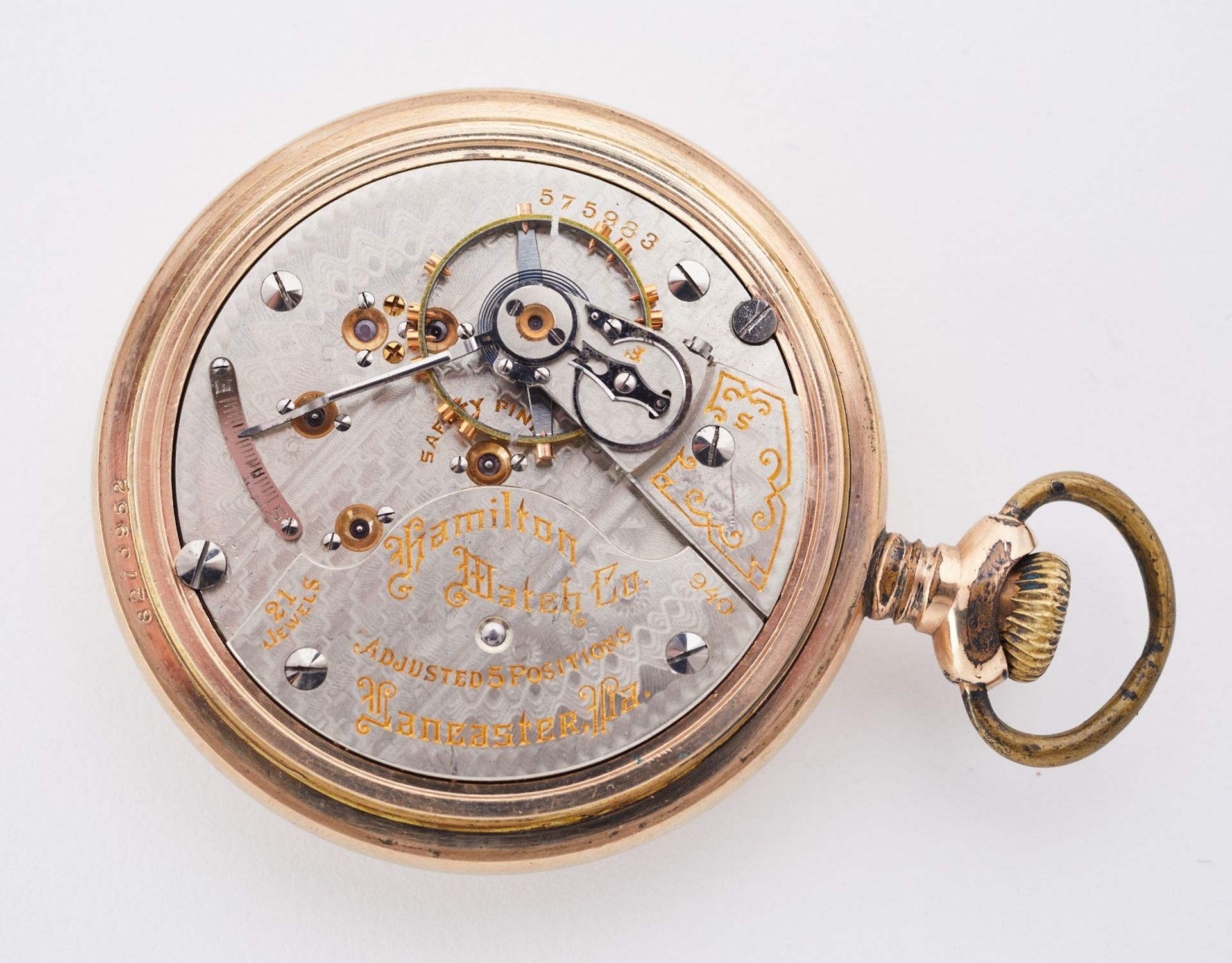 Grp: 3 Pocket Watches - Gold Filled Hamilton Elgin - Bild 12 aus 13