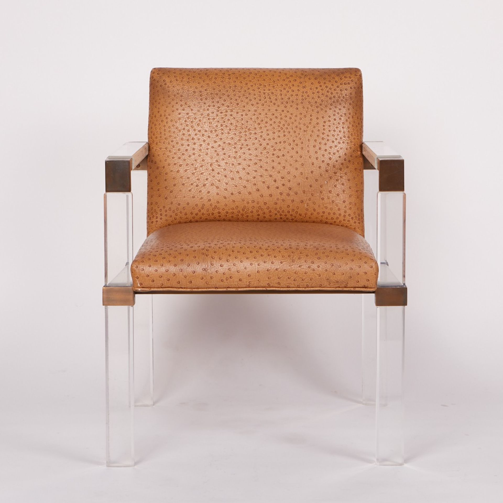 Charles Hollis Jones Lucite Armchair - Bild 2 aus 9