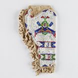 Native American Beadwork Hide Holster