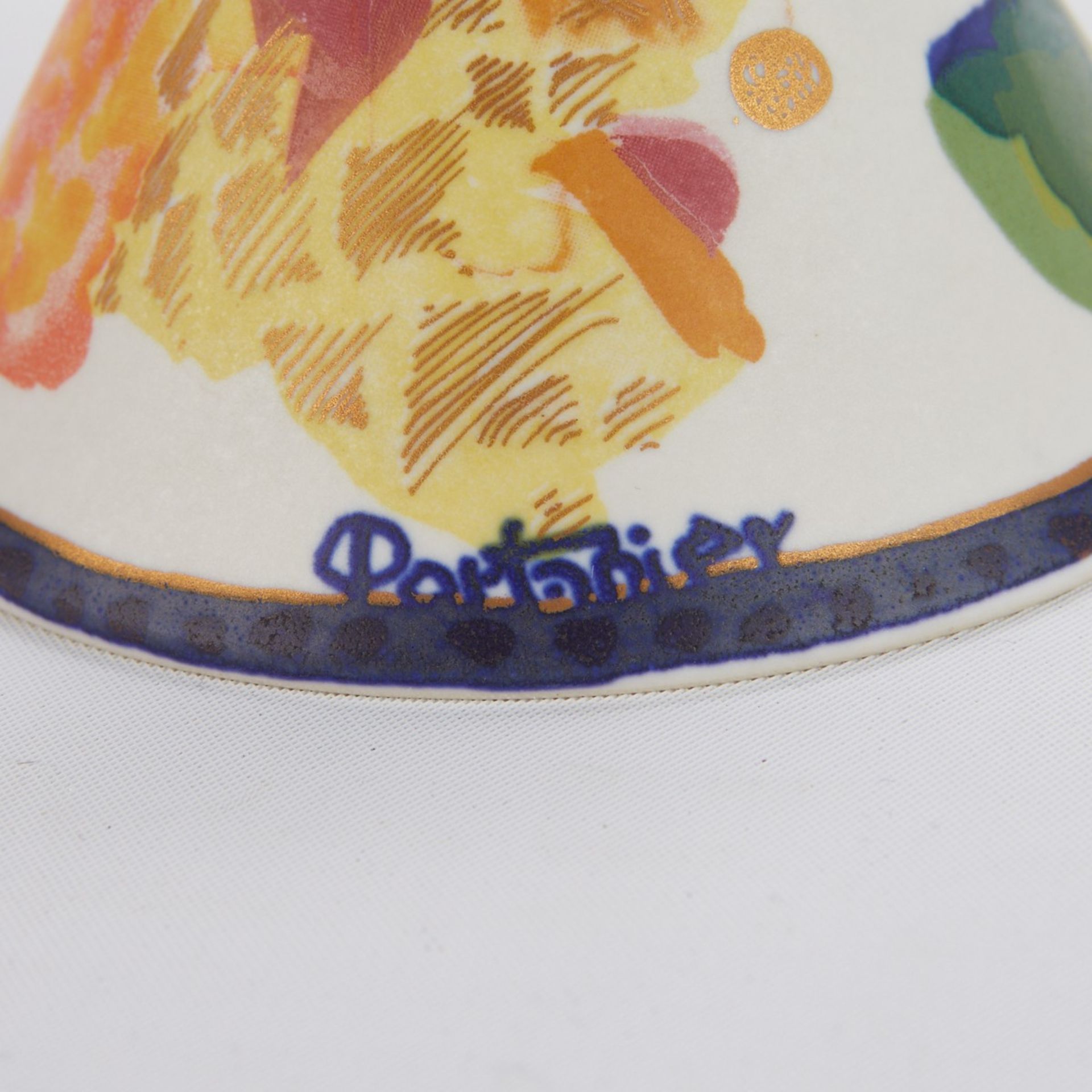 Gilbert Portanier Rosenthal Plate and Candleholder - Image 9 of 10