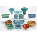 Grp: 13 1920s Rookwood Pottery Planters & Bowls