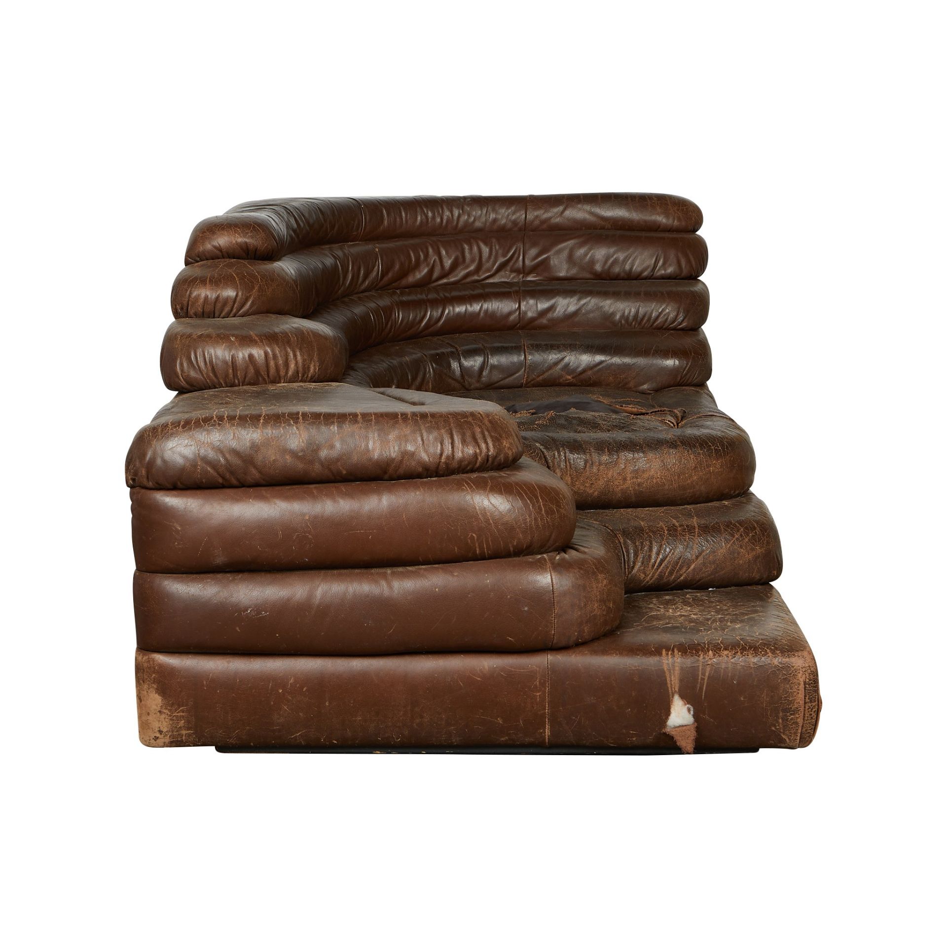 Ubald Klug Leather Terrazza Couch - Damaged - Bild 4 aus 7