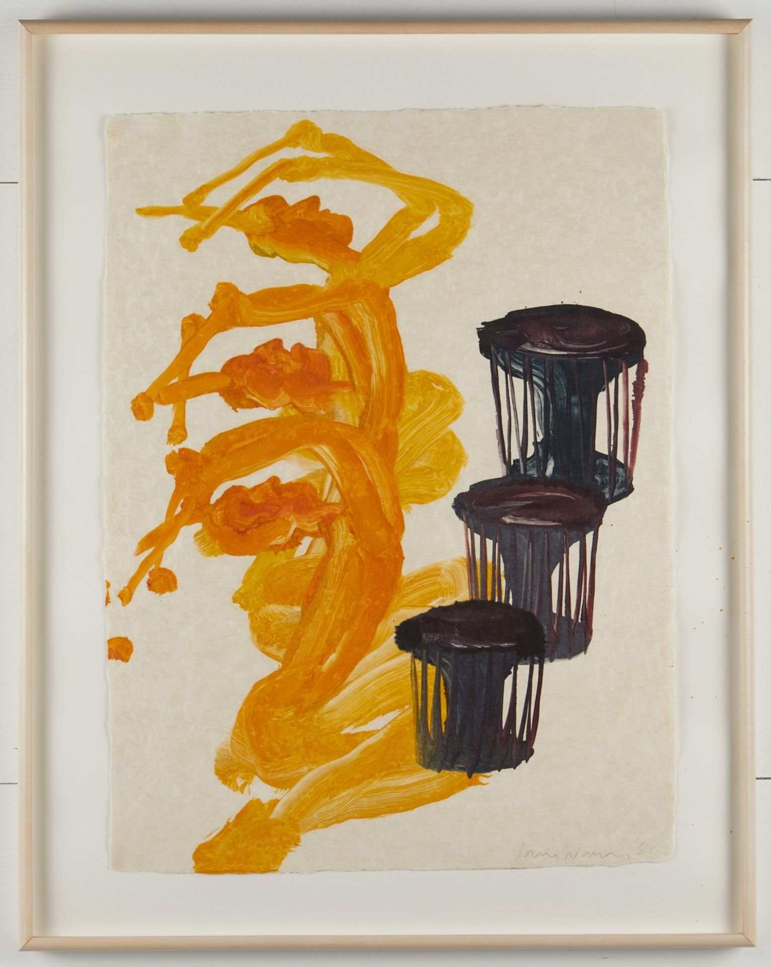 James Nares "Drummers" Monotype - Bild 2 aus 4