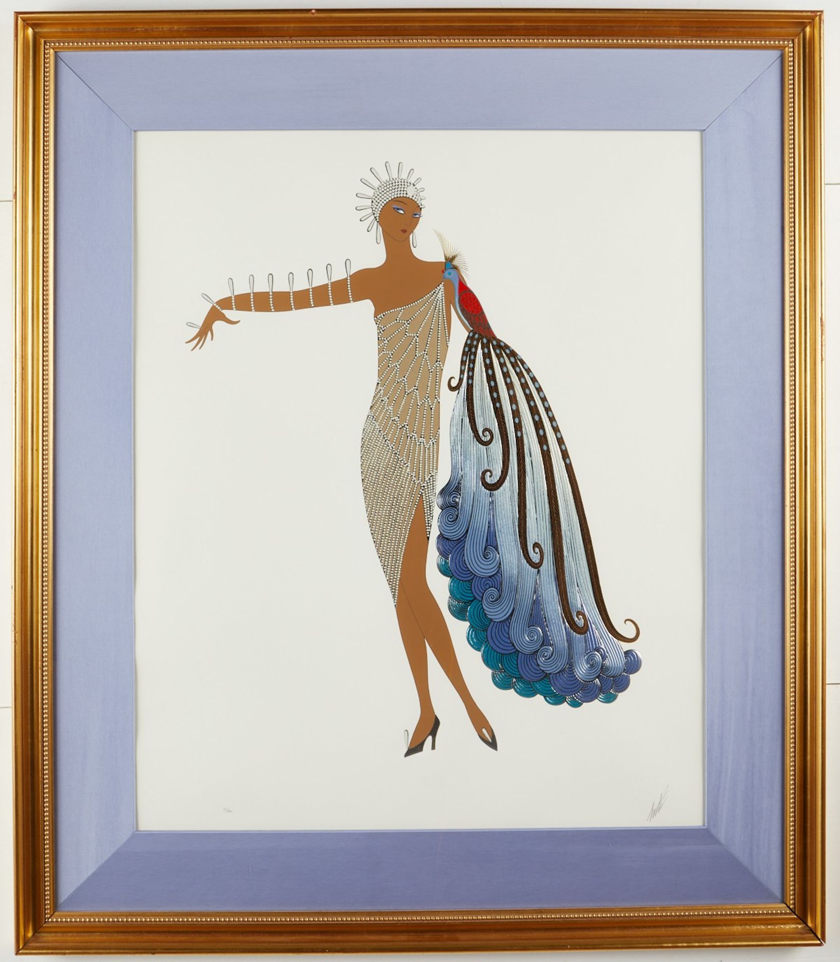 Pair of Erte Prints - Diva 1 and 2 - Image 3 of 14