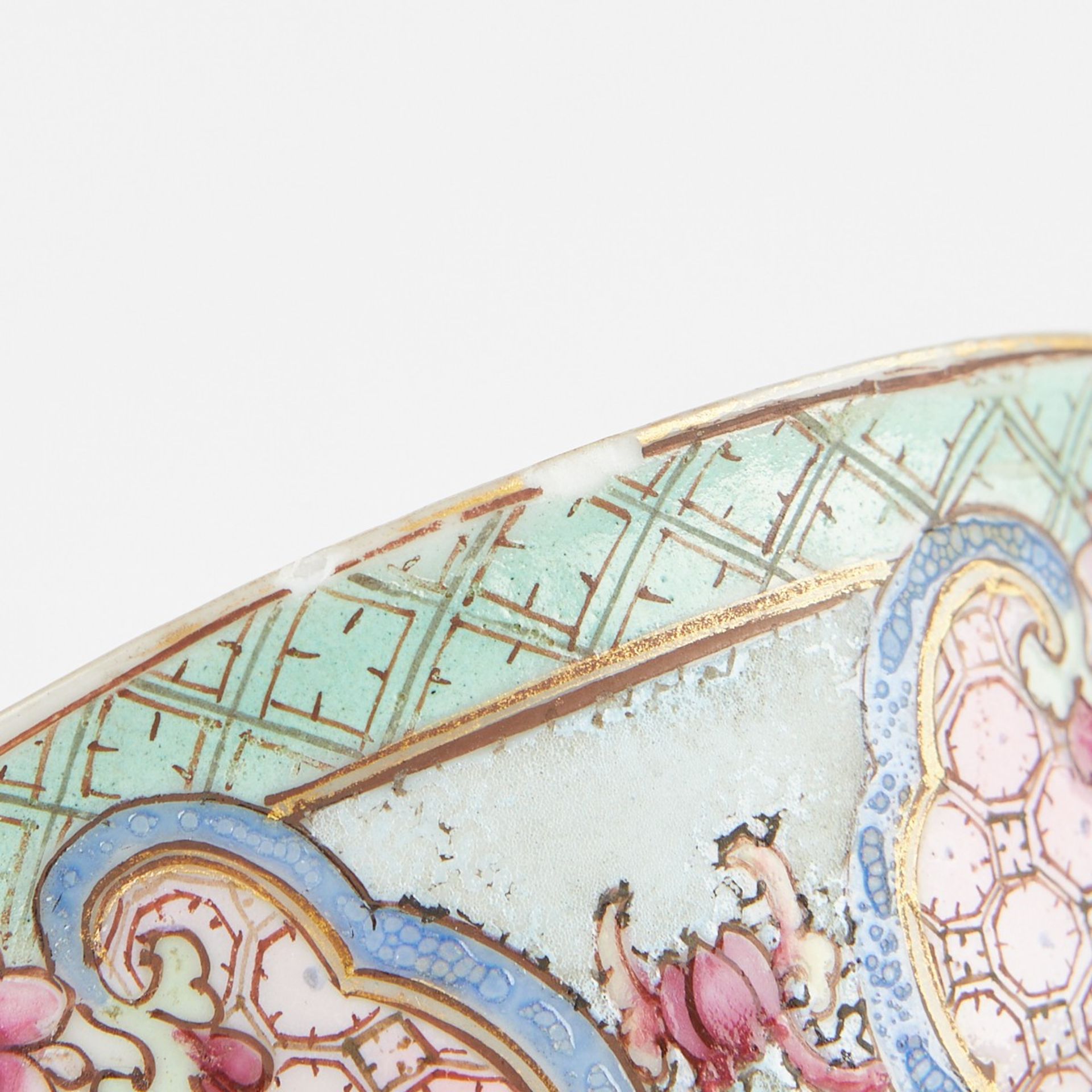 Pr: 18th c. Chinese Porcelain Famille Rose Cups and Saucers - Bild 10 aus 10