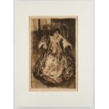 Albert Besnard "La Robe de Soie" Etching