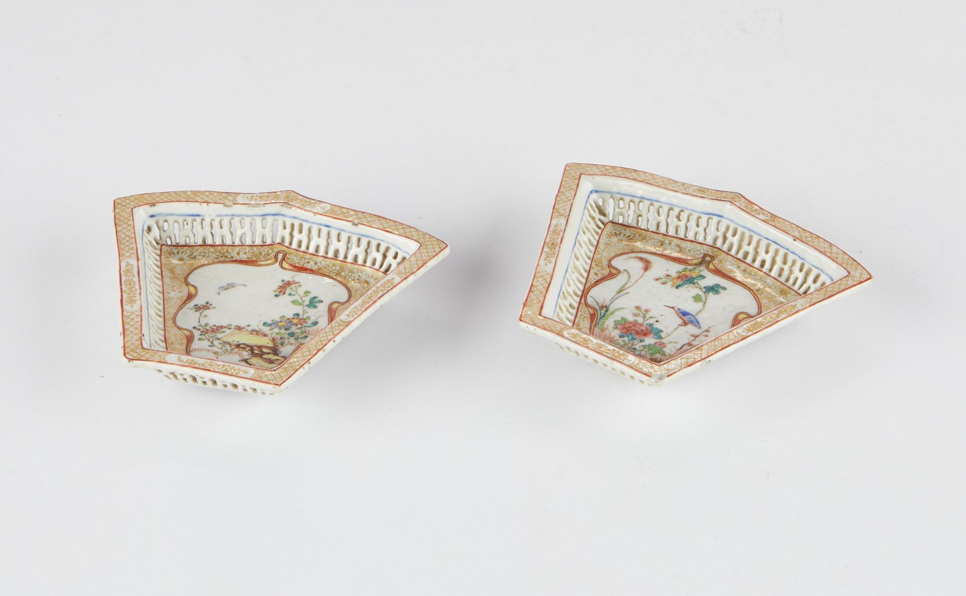 Pr: 18th c. Chinese Famille Rose Sweet Meat Dishes - Bild 7 aus 12