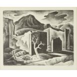 Vance Kirkland "Ruins of Central City" Lithograph