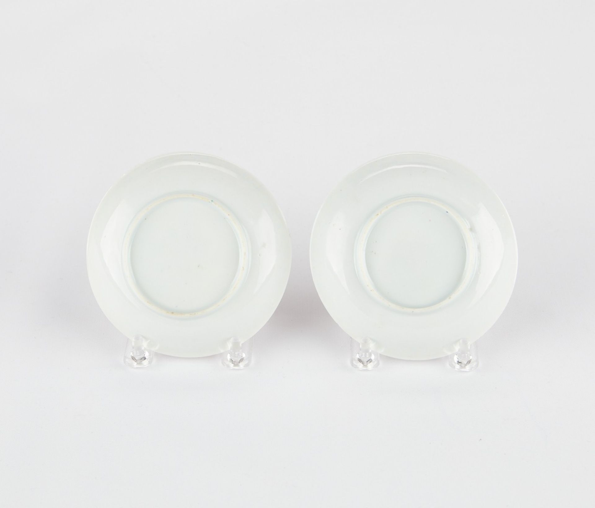 Pr: 18th c. Chinese Eggshell Porcelain Cups & Saucers - Bild 3 aus 8