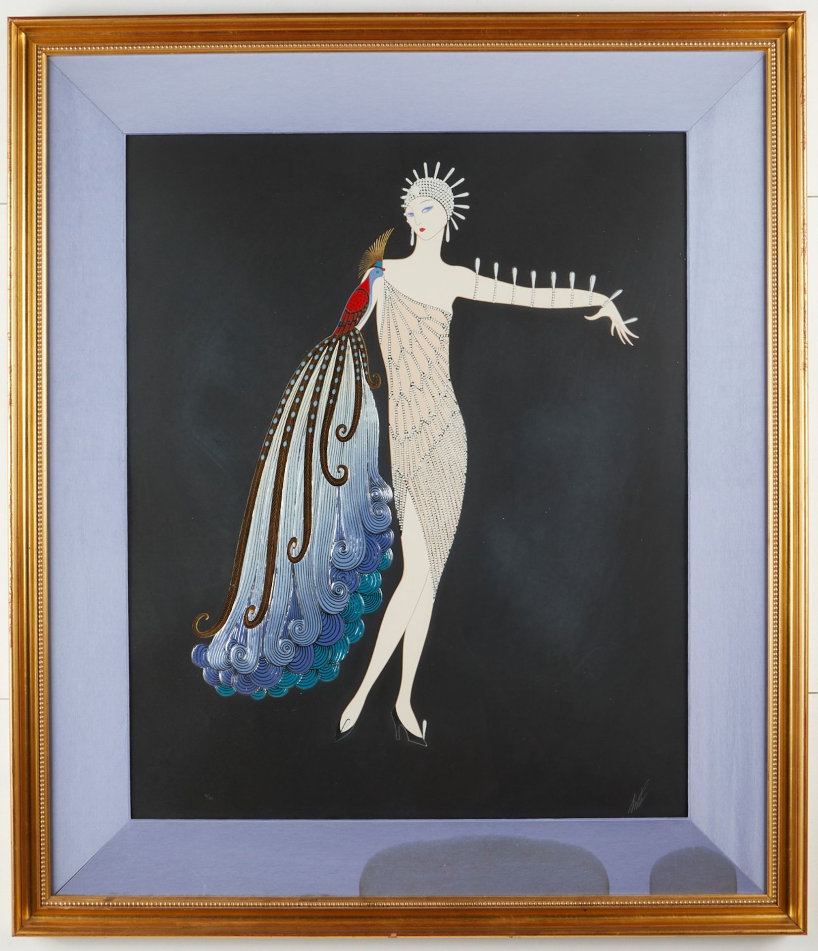 Pair of Erte Prints - Diva 1 and 2 - Image 9 of 14