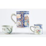 Grp: 3 Chinese Porcelain Ceramic Items Mugs