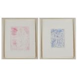 Group of 2 Adrian Wiszniewski Etchings