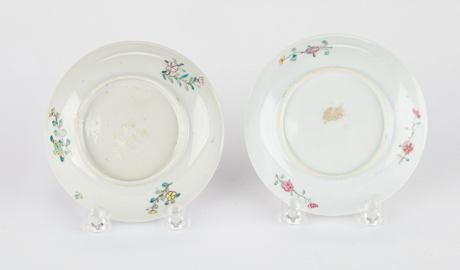 Pr: 18th c. Chinese Porcelain Famille Rose Cups and Saucers - Bild 3 aus 10