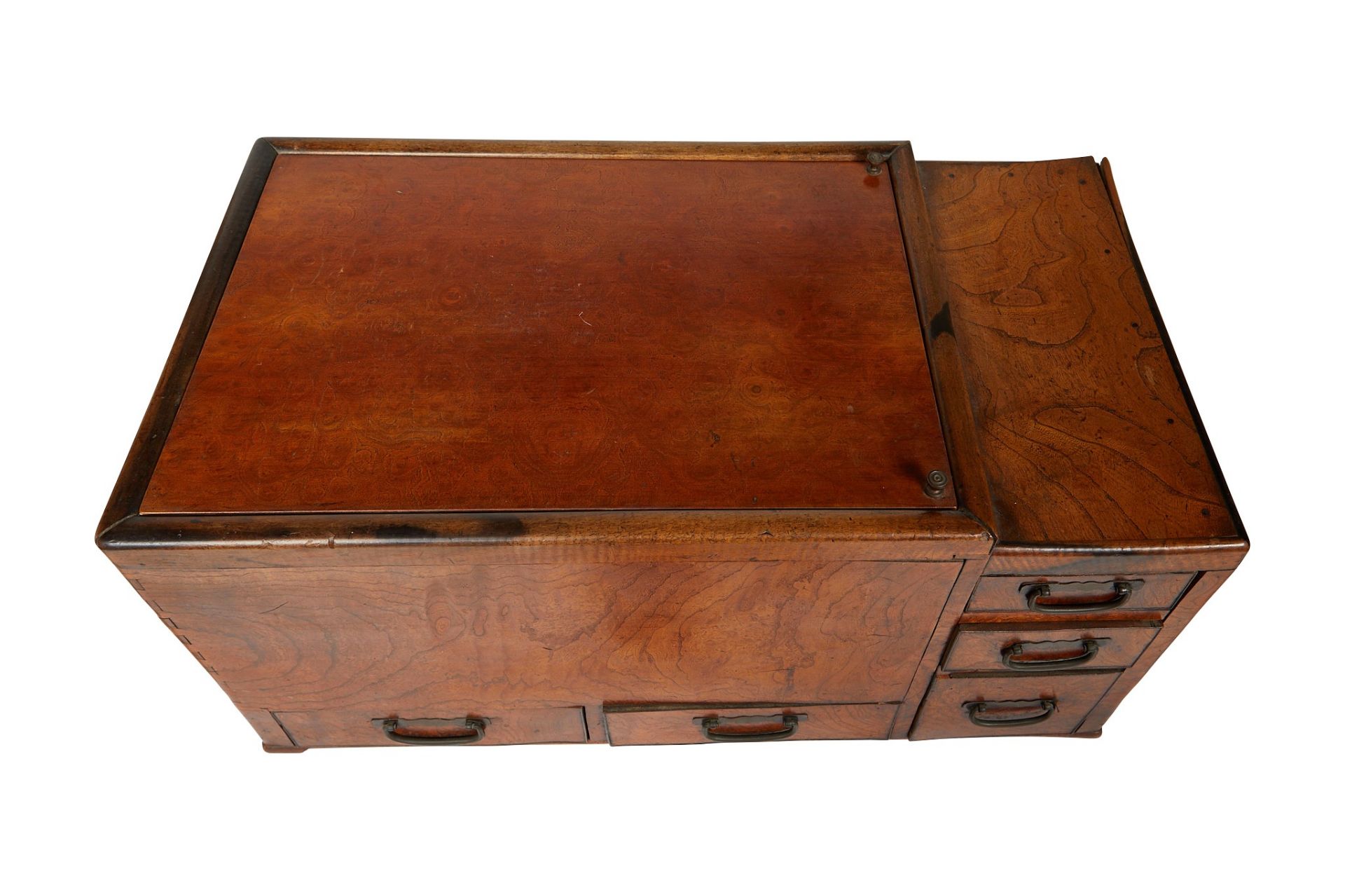 Japanese Wooden Hibachi Cabinet - Image 3 of 9