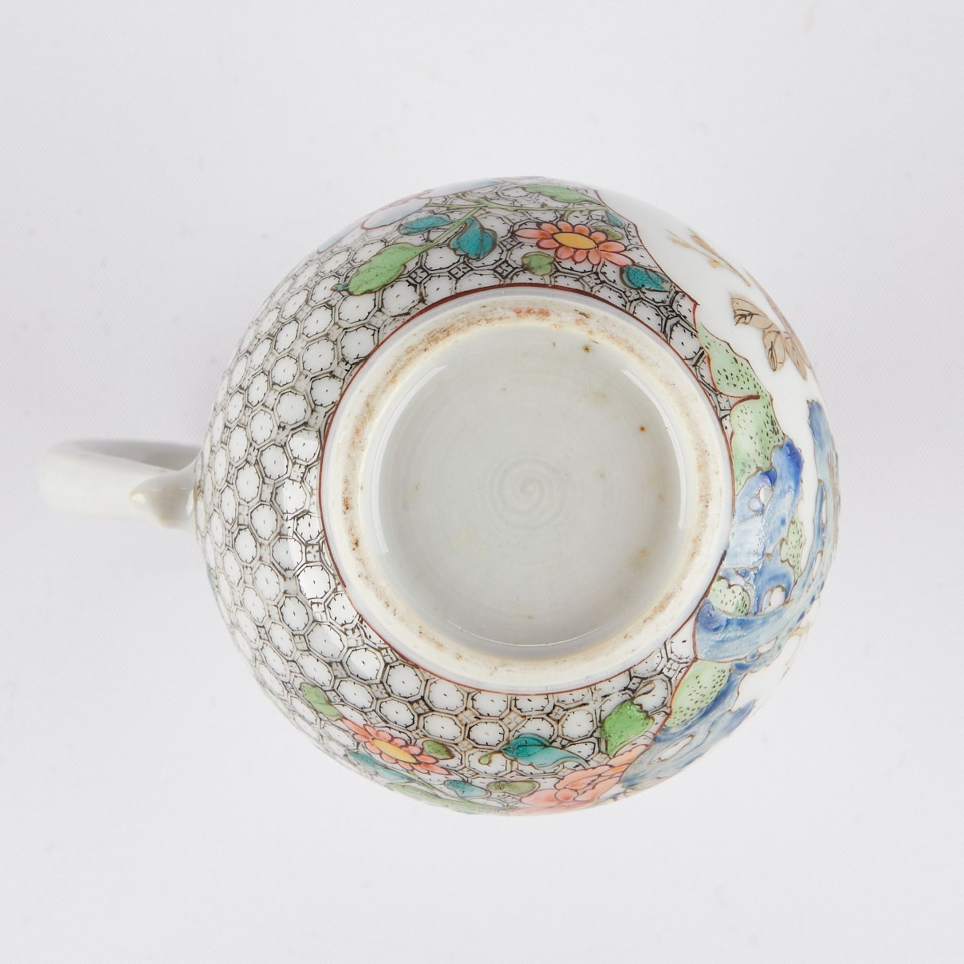 18th c. Chinese Export Porcelain Famille Rose Creamer - Bild 7 aus 7