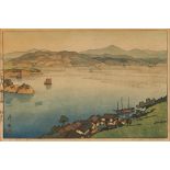 Yoshida Hiroshi "A Calm Day" Woodblock Print