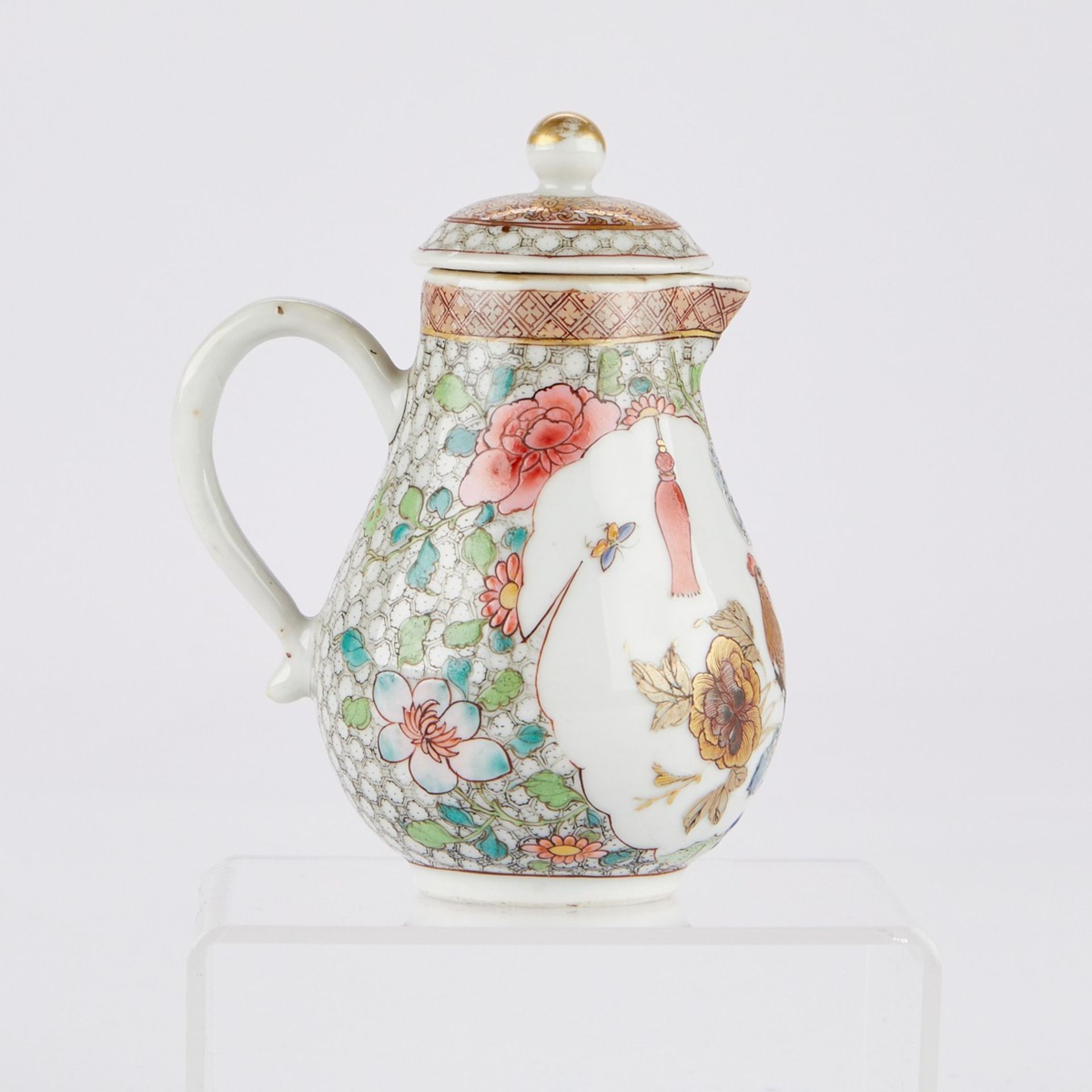 18th c. Chinese Export Porcelain Famille Rose Creamer - Bild 3 aus 7