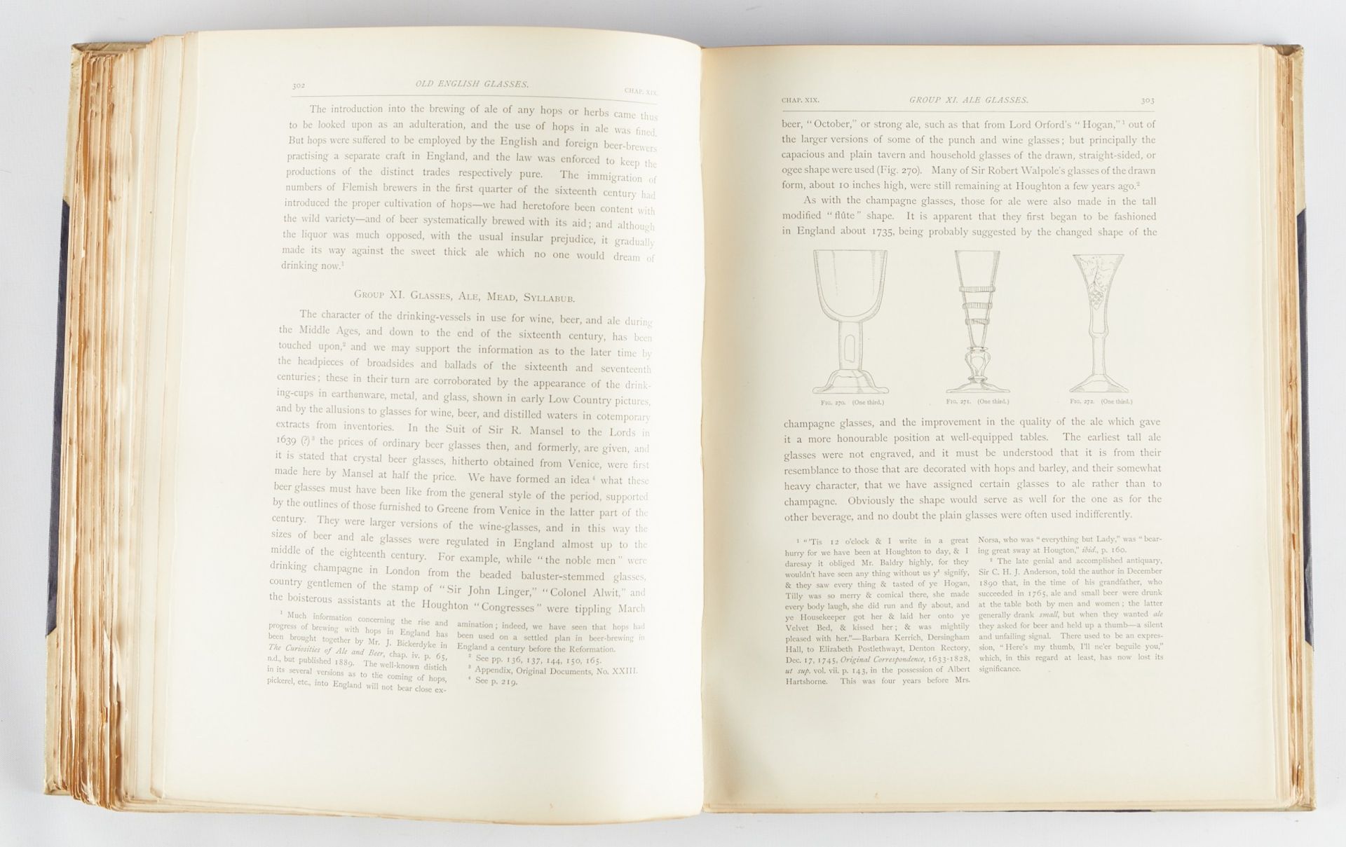 Old English Glasses Book Albert Hartshorne - Image 9 of 17