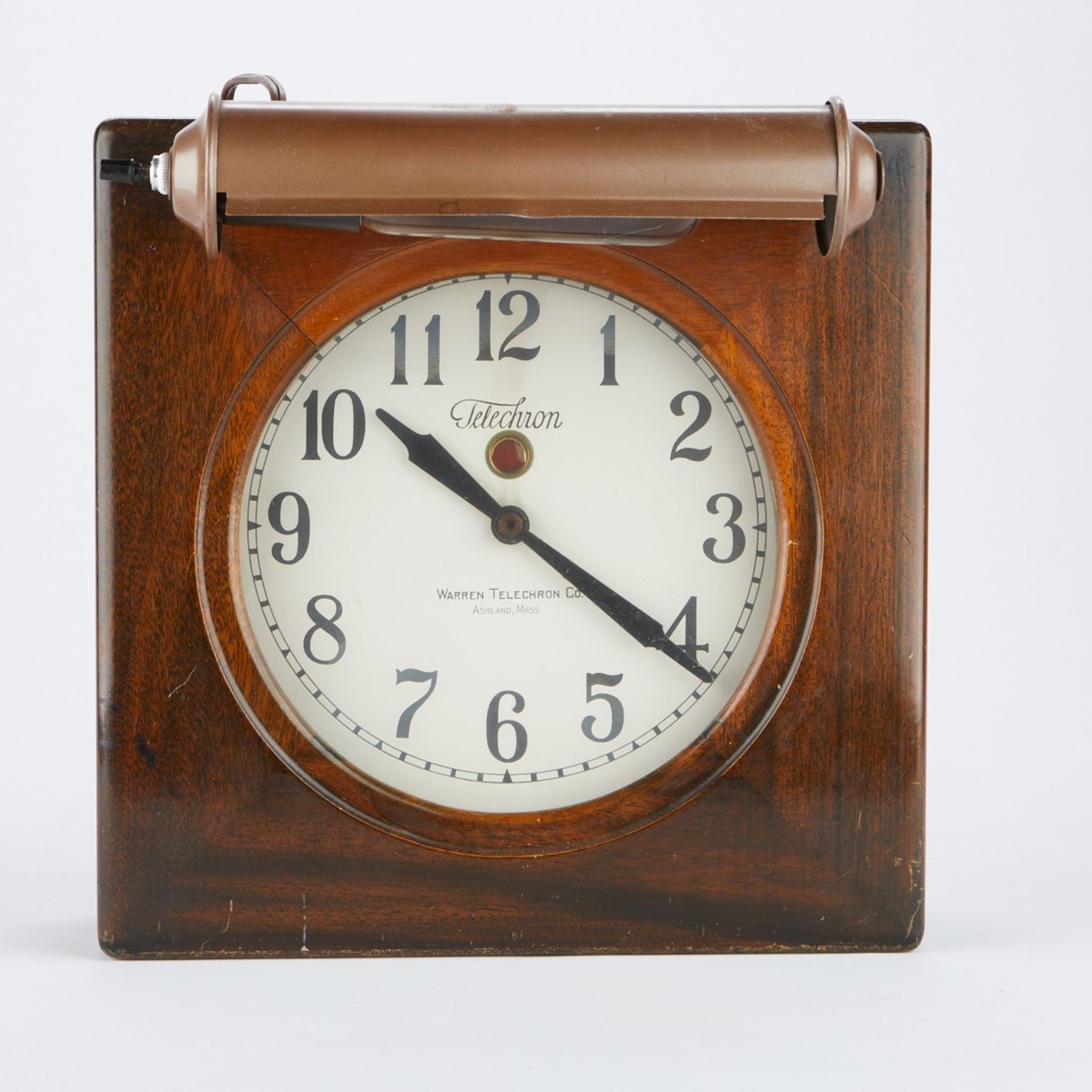 Warren Telechron Co. Electric Clock J. J. Hill