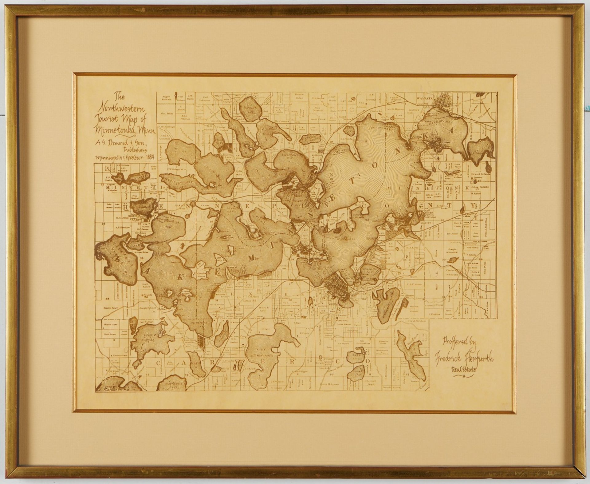 Grp: 2 Early Maps/Prints of Minnesota - Bild 3 aus 11