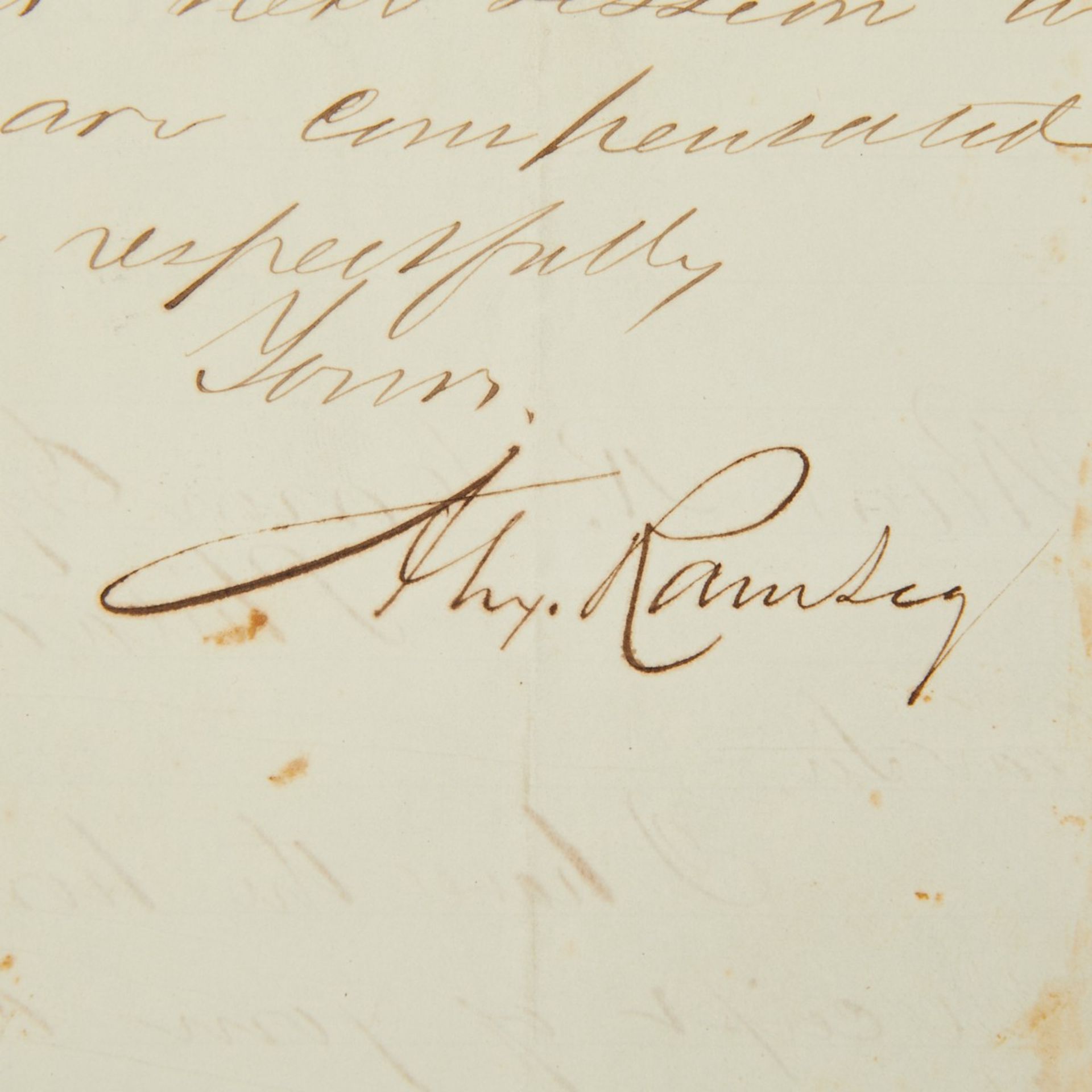 Alexander Ramsey Civil War Letter - Bild 3 aus 3