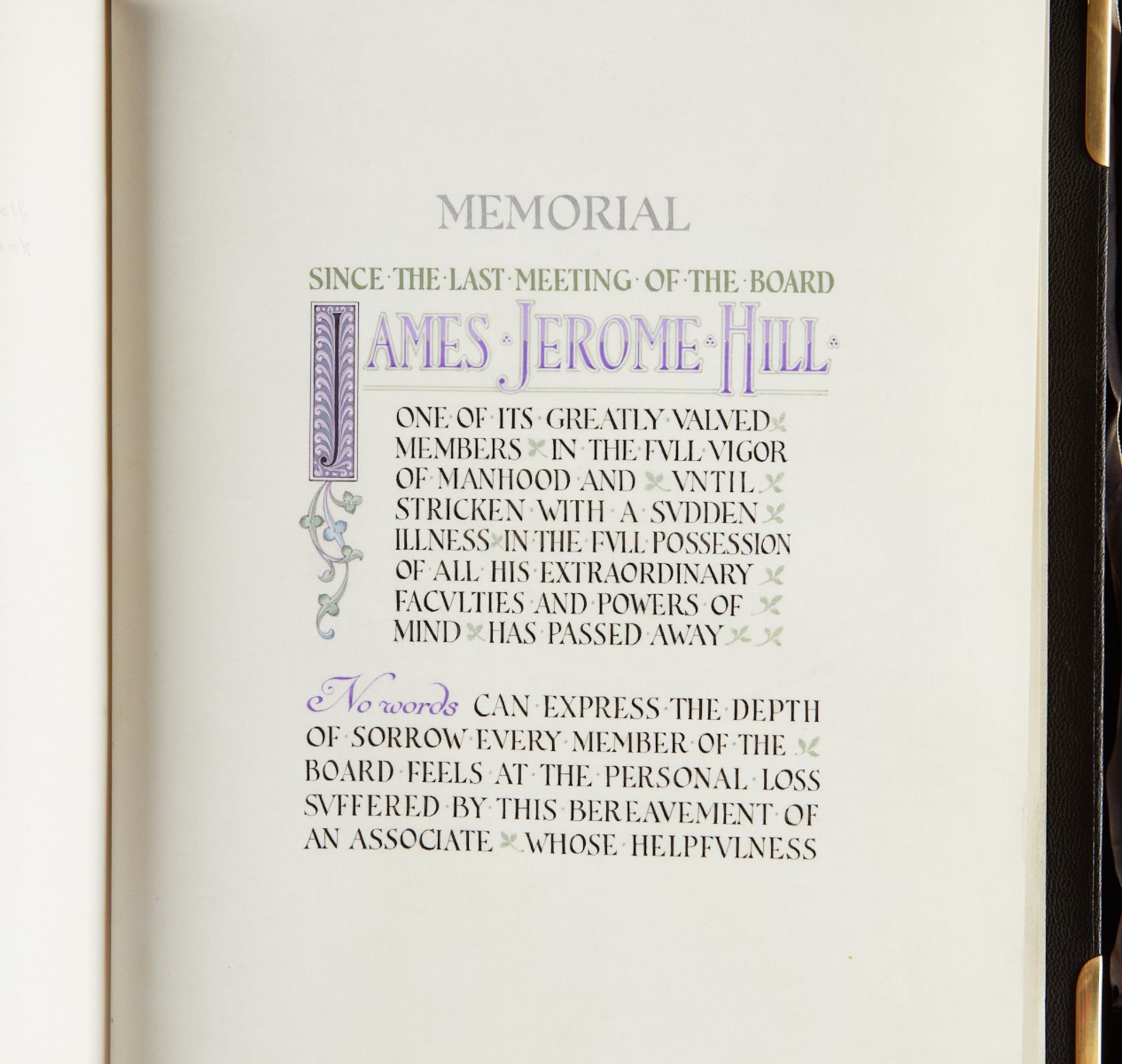 Collection of Memoriums for James J. Hill - Bild 3 aus 10