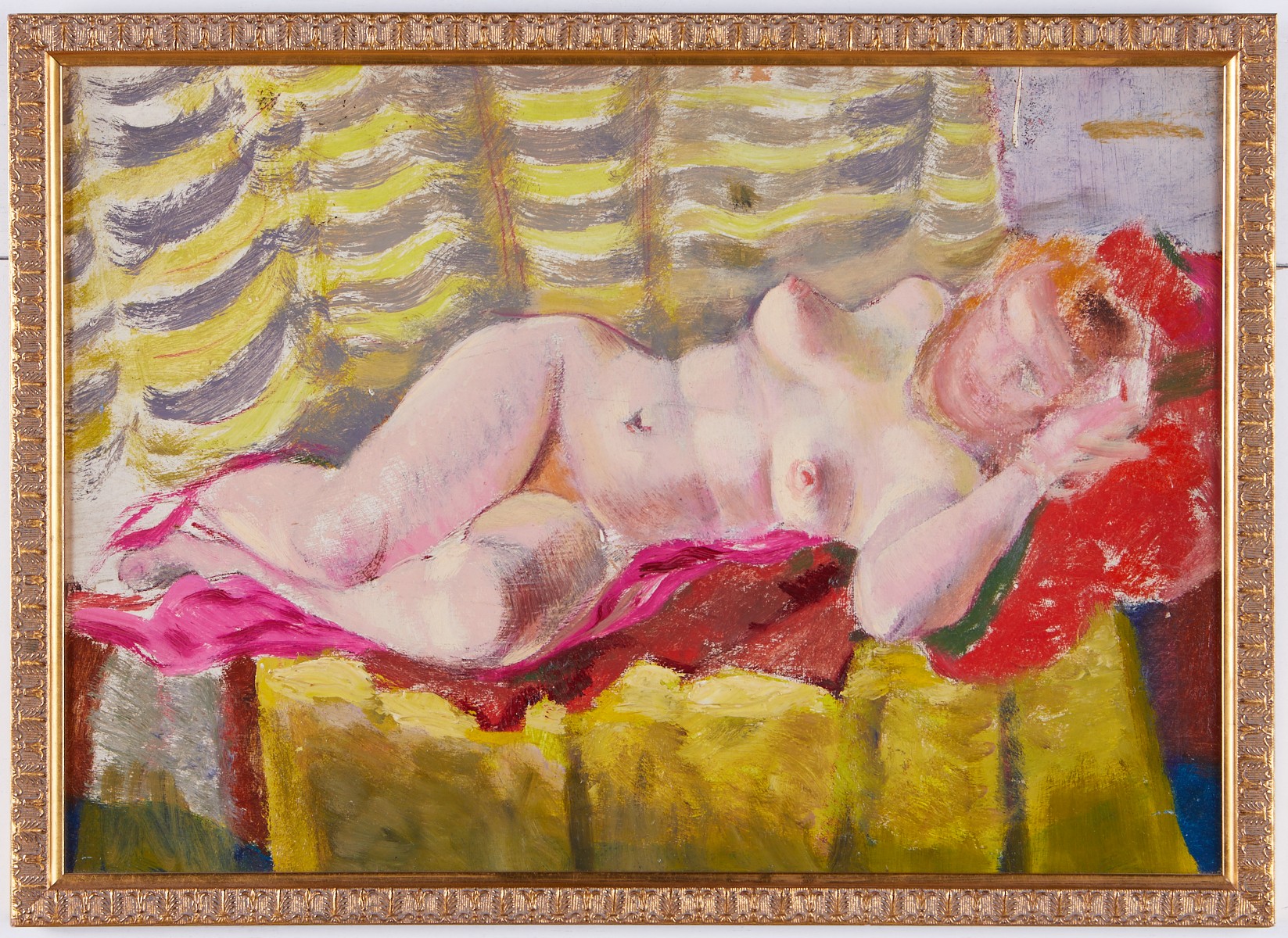 Clement Haupers Painting Reclining Nude - Image 2 of 3