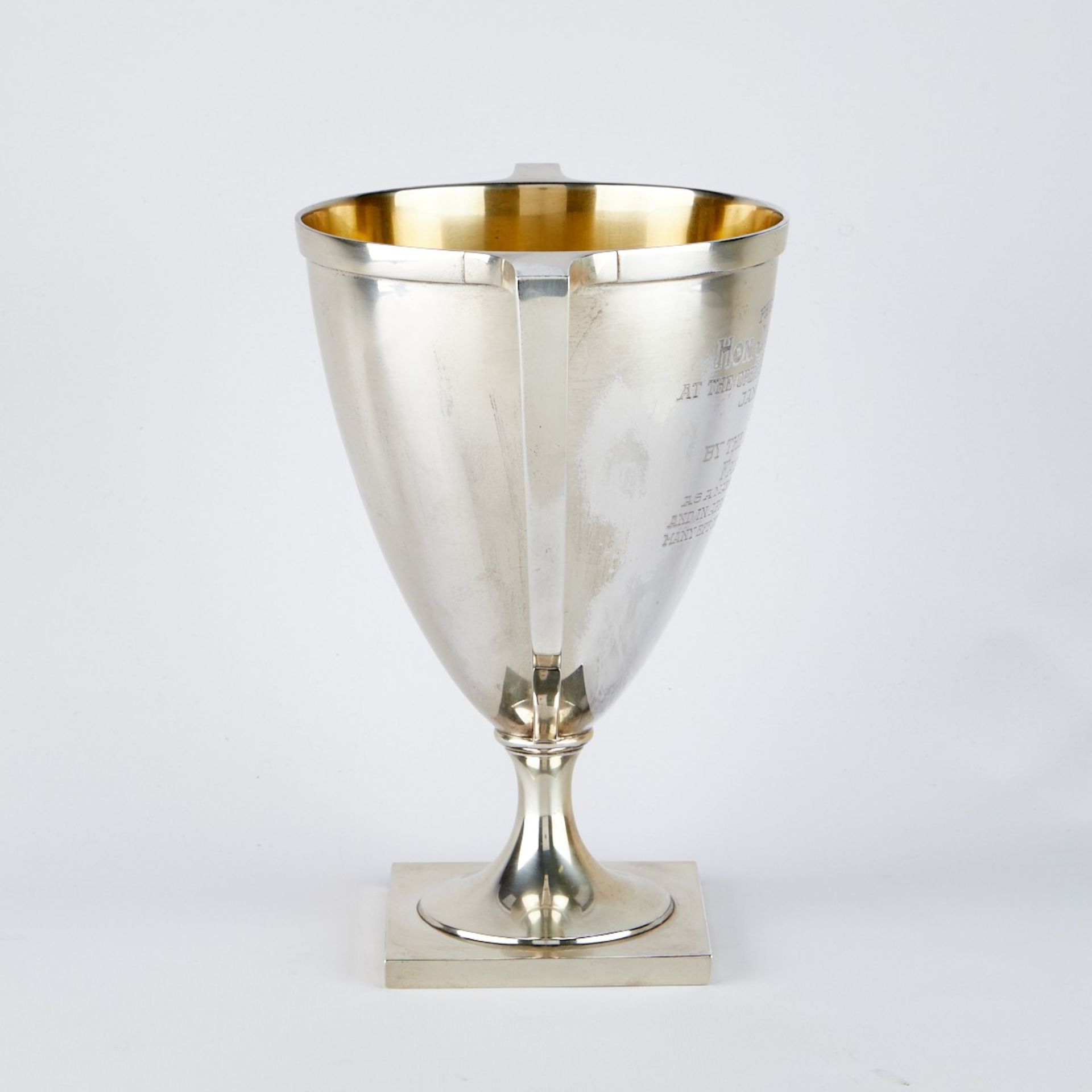 1915 Gorham Sterling Silver Handled Trophy - Bild 4 aus 7