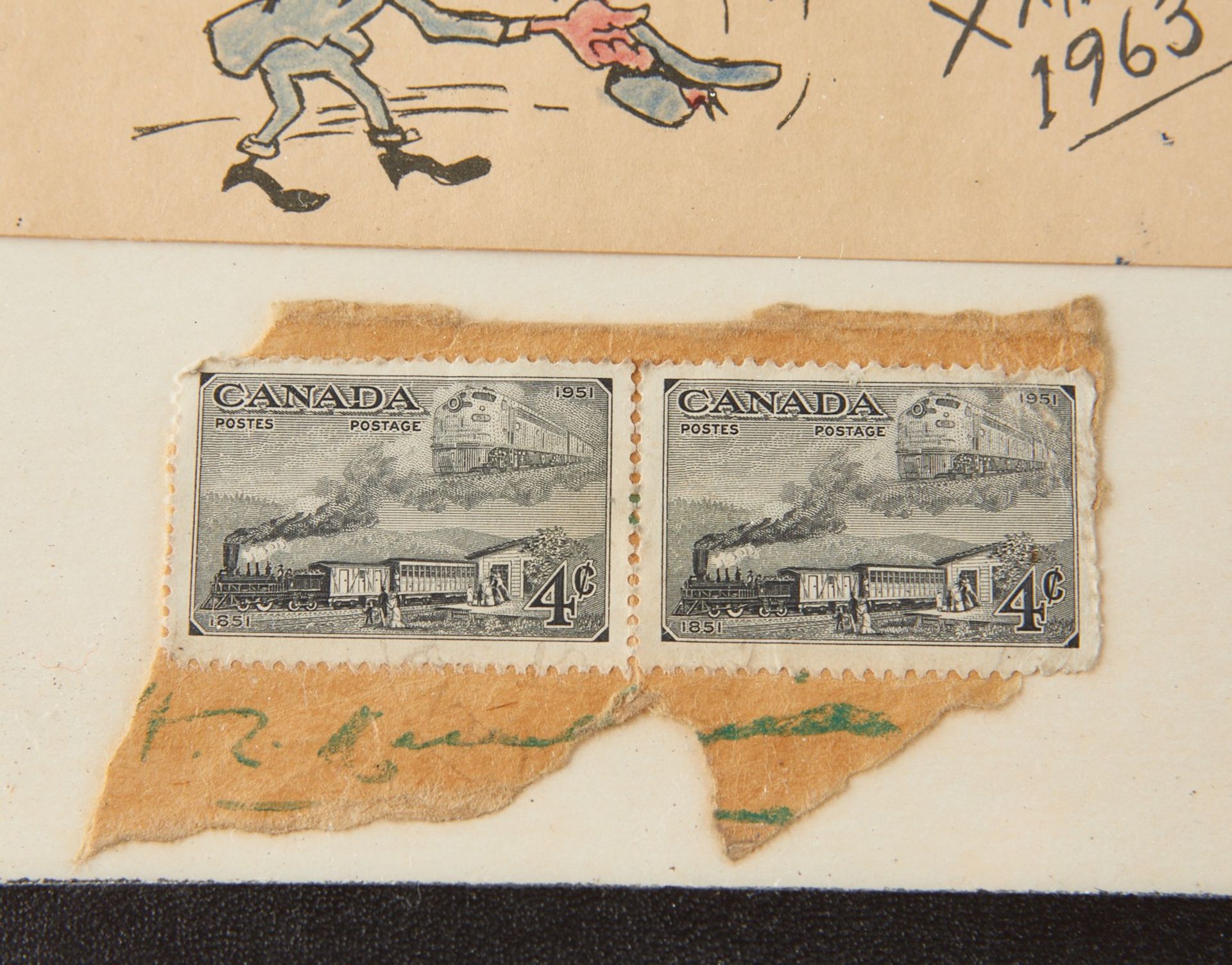 Grp: Fontaine Fox Comics w/ Railroad Stamps - Bild 8 aus 8