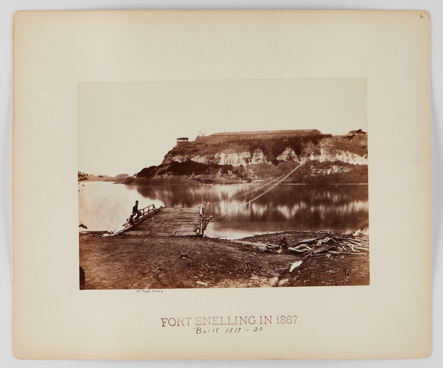 Benjamin Upton Fort Snelling 1867 Photograph - Image 2 of 5