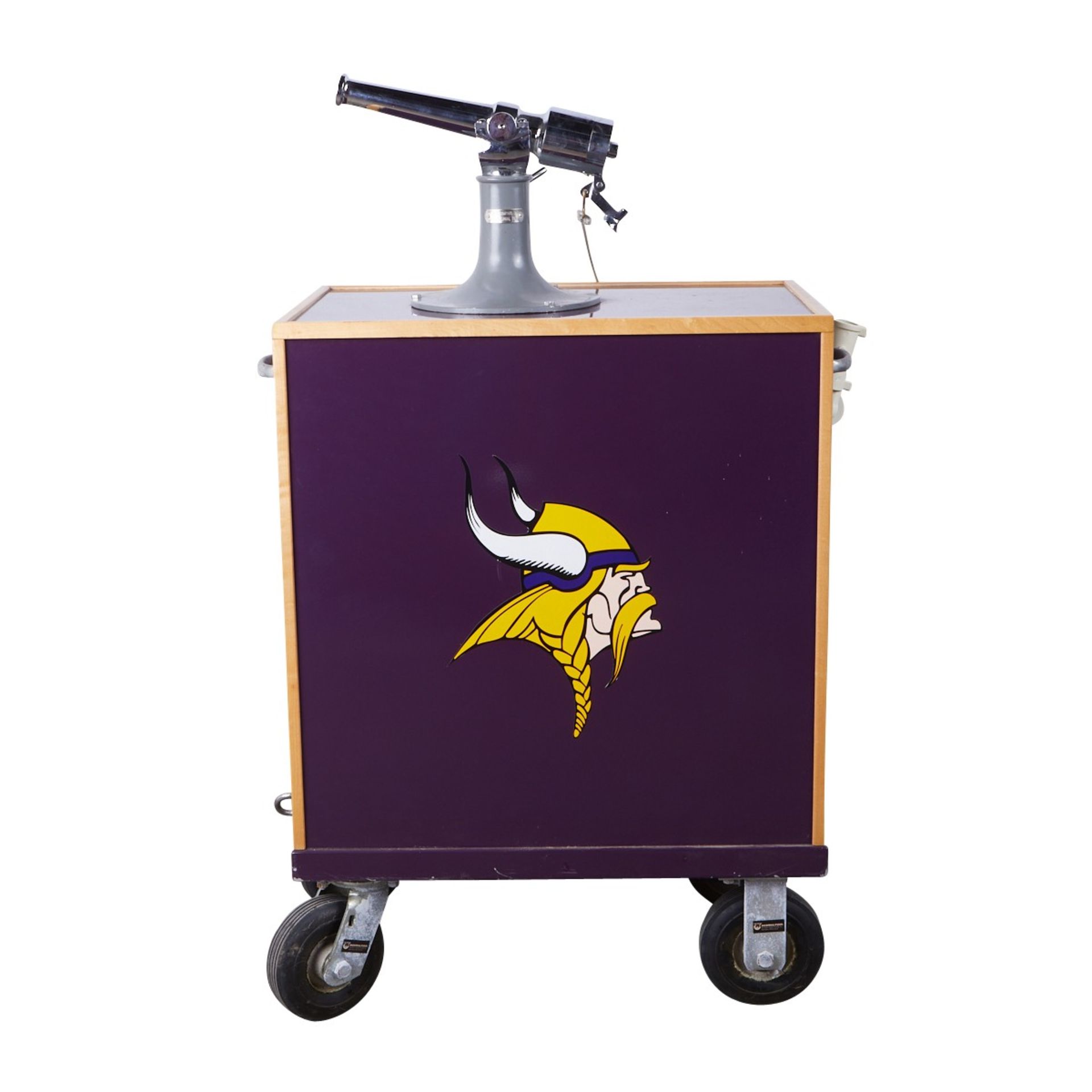 Minnesota Vikings Football Game Used Cannon and Cart - Bild 2 aus 10