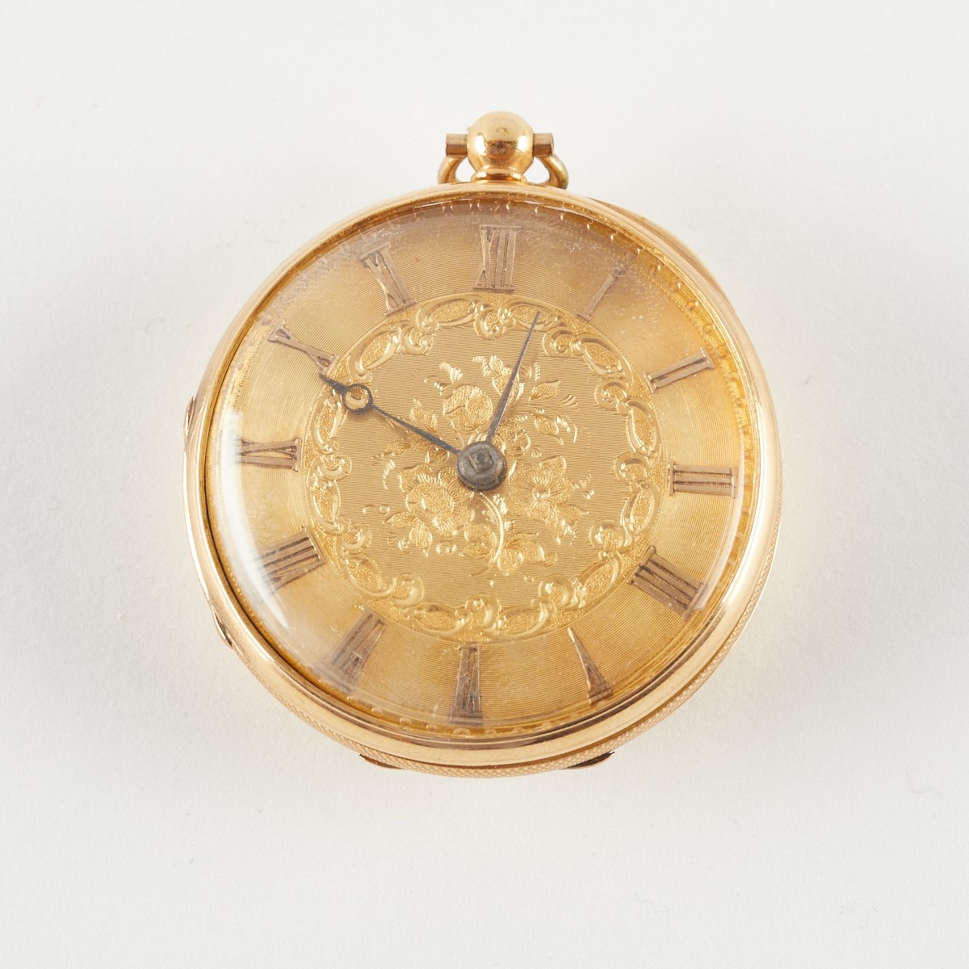 E.A. Brown English Pocket Watch 18K Gold - Bild 2 aus 7