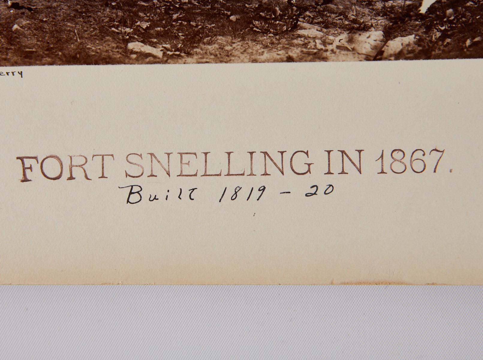 Benjamin Upton Fort Snelling 1867 Photograph - Image 3 of 5