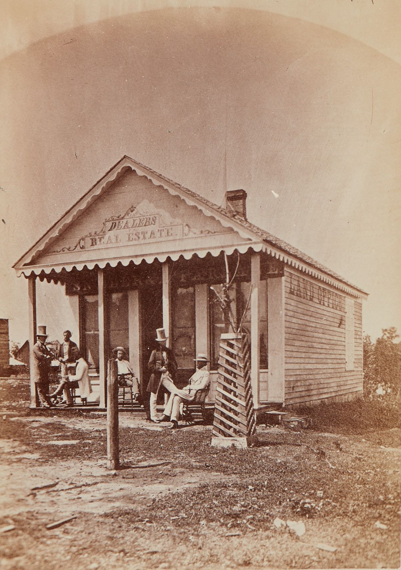 Benjamin Upton First Real Estate Office Photograph