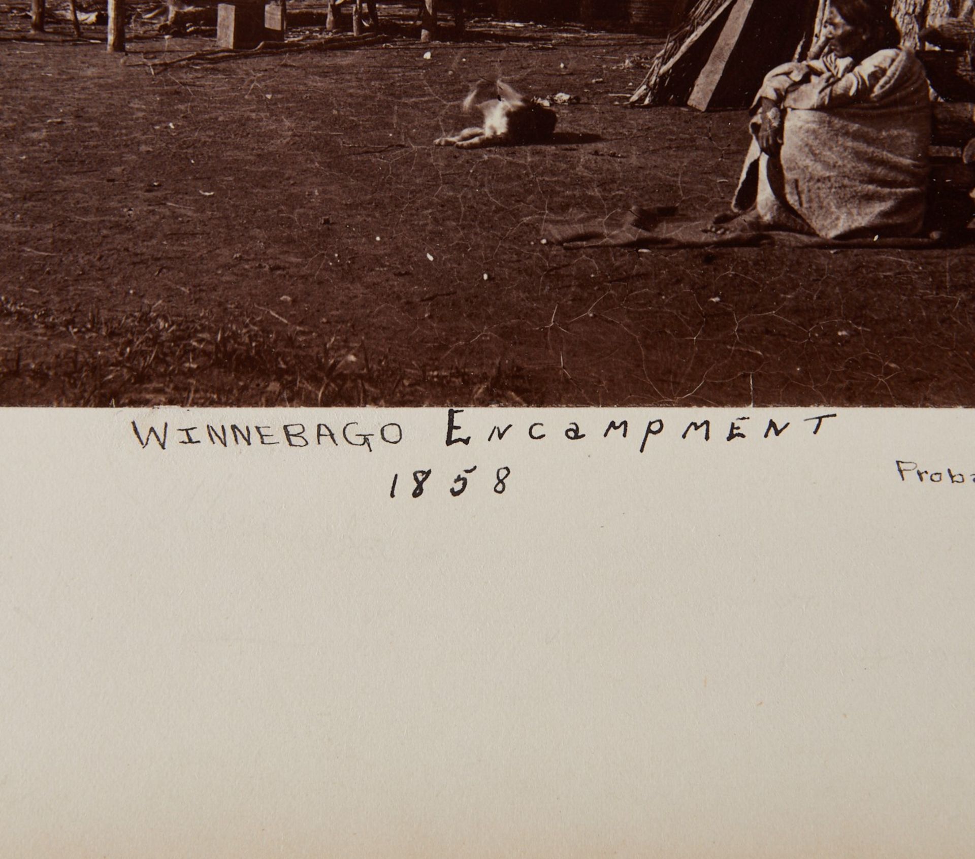 Benjamin Upton Winnebago Encampment 1858 Photograph - Bild 4 aus 7