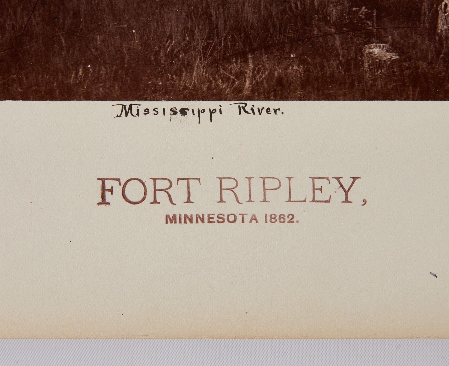 Benjamin Upton Fort Ripley Photograph 1862 - Image 4 of 6