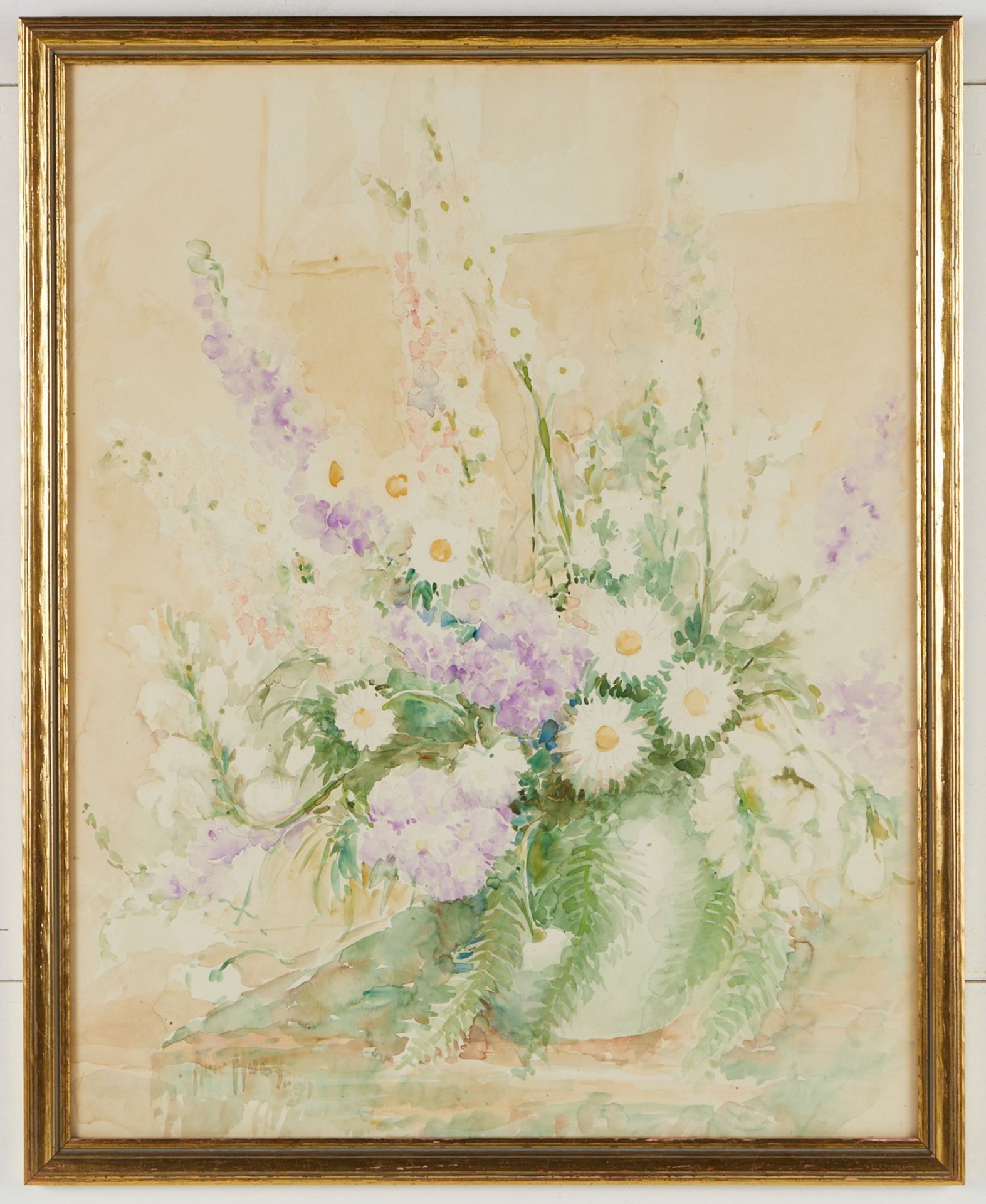 Alice Hugy Watercolor Still Life Flowers - Bild 2 aus 3