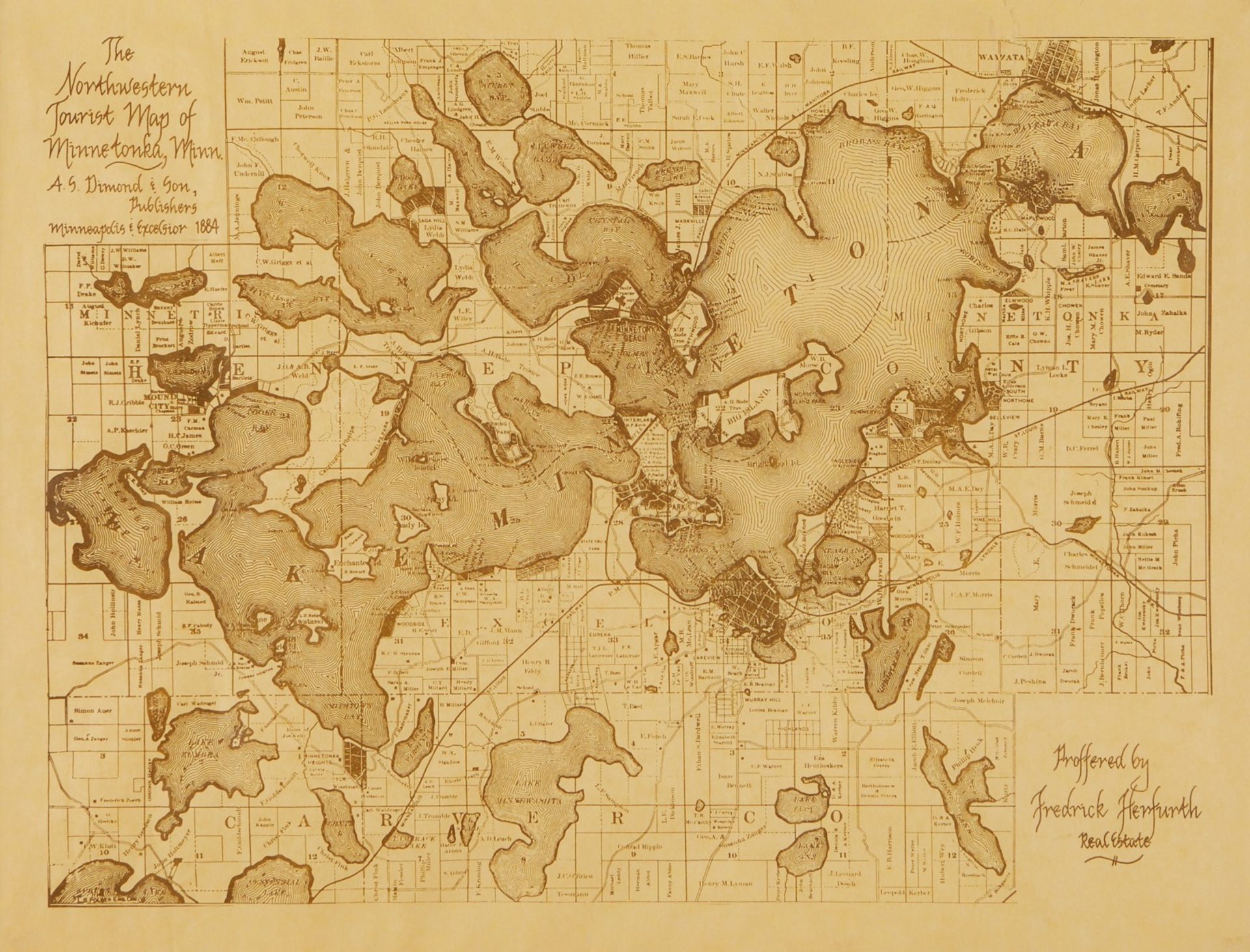 Grp: 2 Early Maps/Prints of Minnesota - Bild 2 aus 11