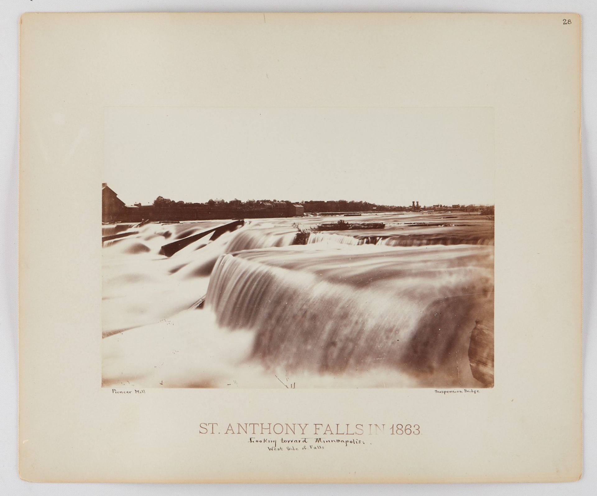 Benjamin Upton St. Anthony Falls 1863 Photograph - Bild 2 aus 8