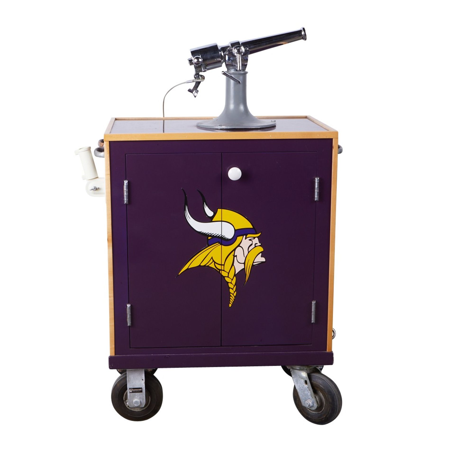 Minnesota Vikings Football Game Used Cannon and Cart - Bild 3 aus 10